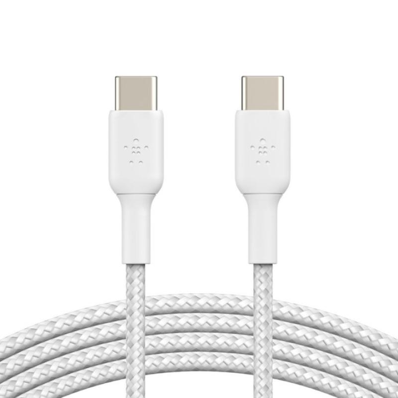 Cable usb tipo c belkin 1m - macho - macho - blanco