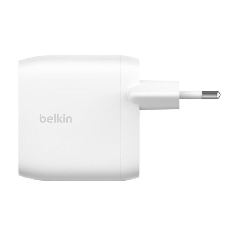 Cargador de pared belkin wcb010vfwh 30w 2x usb tipo c blanco