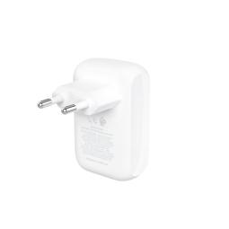 Cargador de pared belkin wcb009vfwh 42w 1x usb tipo a 1x usb tipo c blanco
