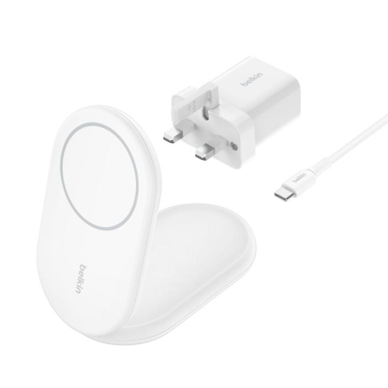 Cargador inalambrico belkin wib007vfwh 15w blanco