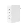 Cargador de pared belkin wch014btwh 140w 3x usb tipo c 1x usb tipo a