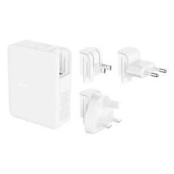 Cargador de pared belkin wch014btwh 140w 3x usb tipo c 1x usb tipo a