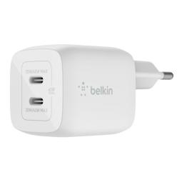 Cargador de pared belkin wch011vfwh 45w 2x usb tipo c blanco