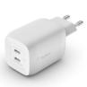 Cargador de pared belkin wch013vfwh 65w 2x usb tipo c blanco
