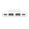 Hub belkin usb tipo c 4 en 1 blanco