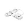 Hub belkin usb tipo c 4 en 1 blanco