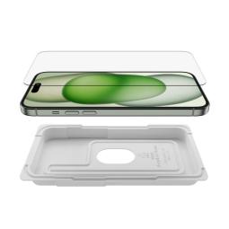Protector de pantalla belkin ova136zz iphone 15 plus - 14 pro max cristal templado screenforce