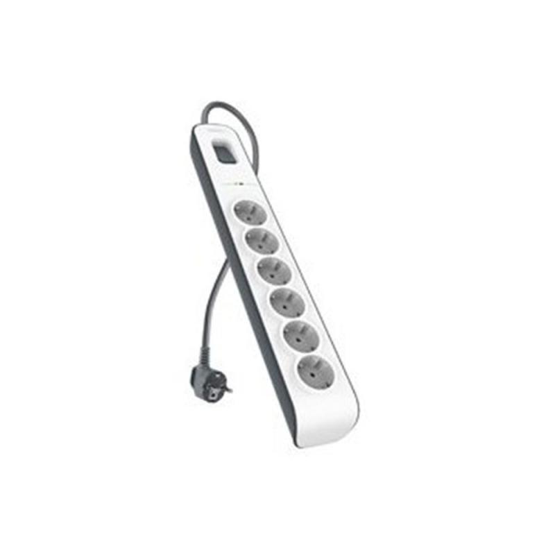 Regleta alimentacion belkin bsv603vf2m - v2 de proteccion contra sobretensiones 6 tomas boton apagado