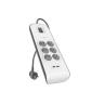 Regleta alimentacion belkin bsv604vf2m de proteccion contra sobretensiones 6 tomas + 2 puertos usb