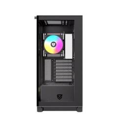 Caja ordenador gaming nfortec ursa e - atx argb cristal templado negra