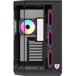 Caja ordenador gaming nfortec pulsar atx argb cristal templado negra