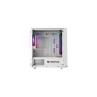 Caja de pc gaming nfortec dys torre micro - atx a - rgb c. templado 3x120 inc. blanc