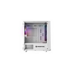 Caja de pc gaming nfortec dys torre micro - atx a - rgb c. templado 3x120 inc. blanc