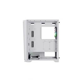 Caja ordenador gaming nfortec krater x e - atx argb cristal templado blanca