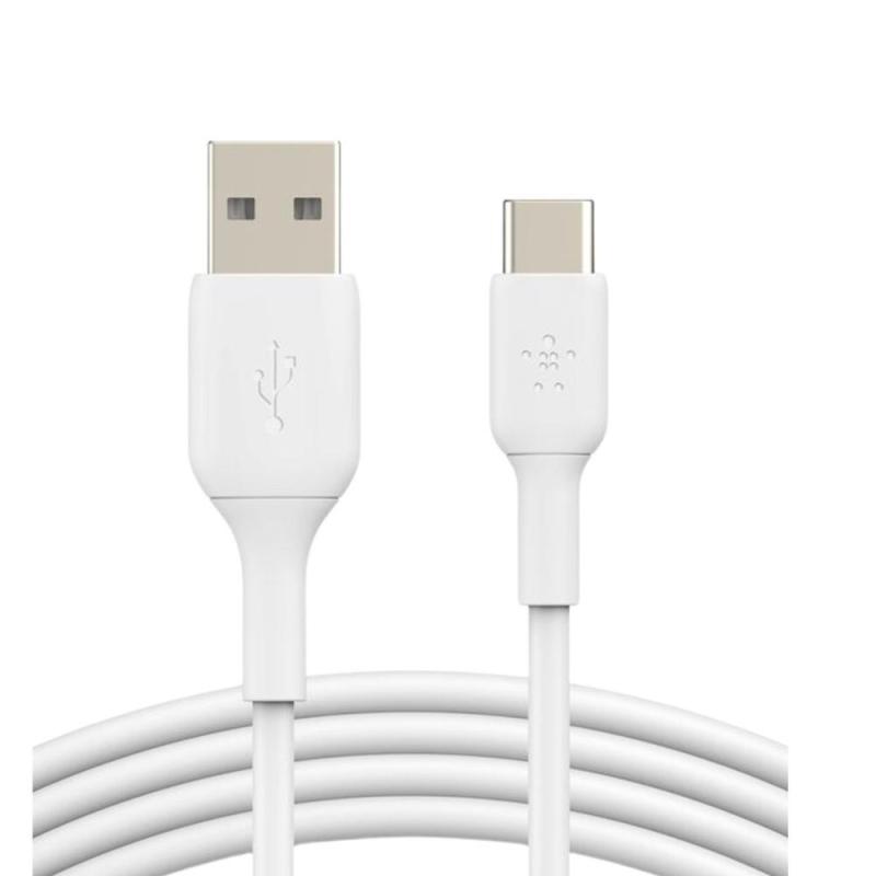 Cable usb tipo c a usb tipo a belkin 2m - macho - macho - blanco