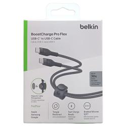 Cable usb tipo c belkin 3m - macho - macho - negro - trenzado