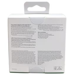 Cargador belkin wcc002vfwh 67w 3x usb tipo c blanco