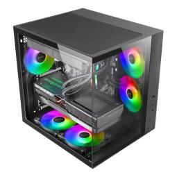 Caja ordenador mars gaming mcv - one atx frgb cristal templado negro