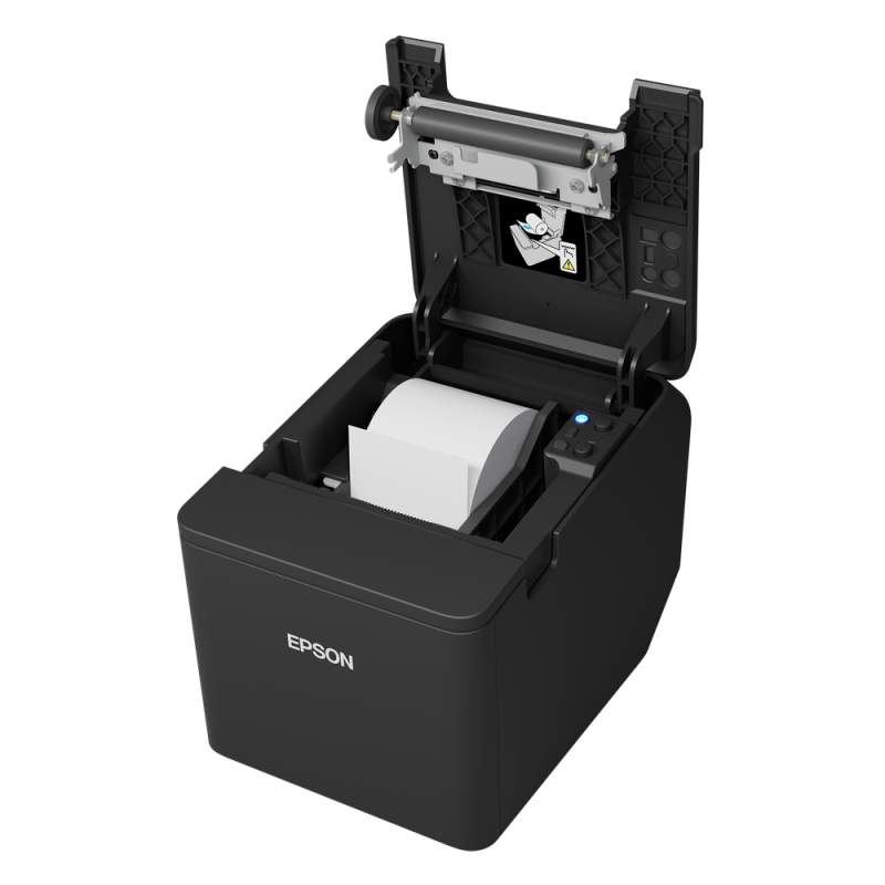 Impresora ticket termica epson tm - t20 iv red & usb negra