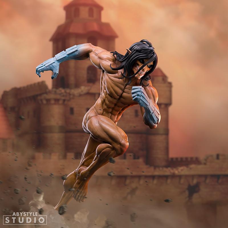 Figura abystyle attack on titan eren forma de titán