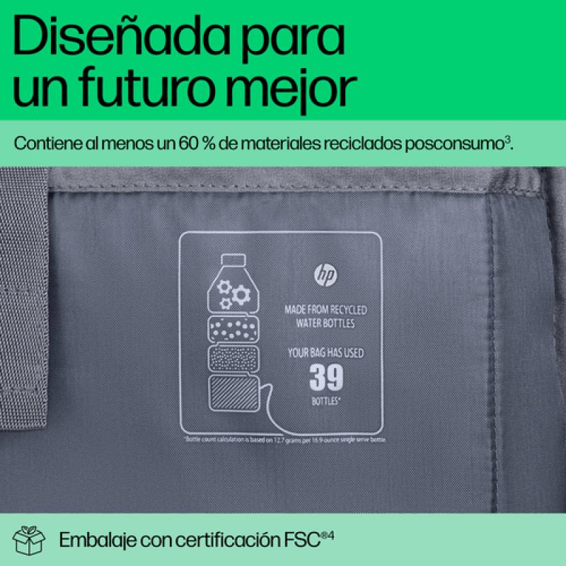 Maletin hp travel plus 15l para portatil 14 pulgadas