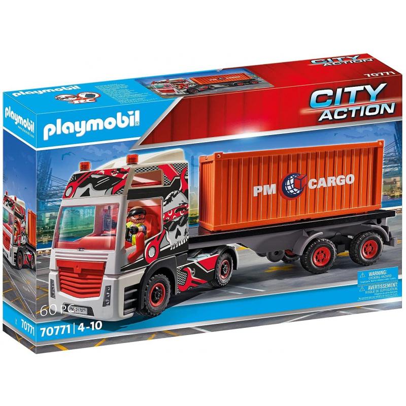 Playmobil camion con remolque - Imagen 1