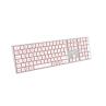 Teclado inalambrico retroiluminado coolbox moonlight key b431 plata blanco