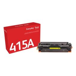 Toner xerox everyday compatible con hp415a (w2032a) amarillo