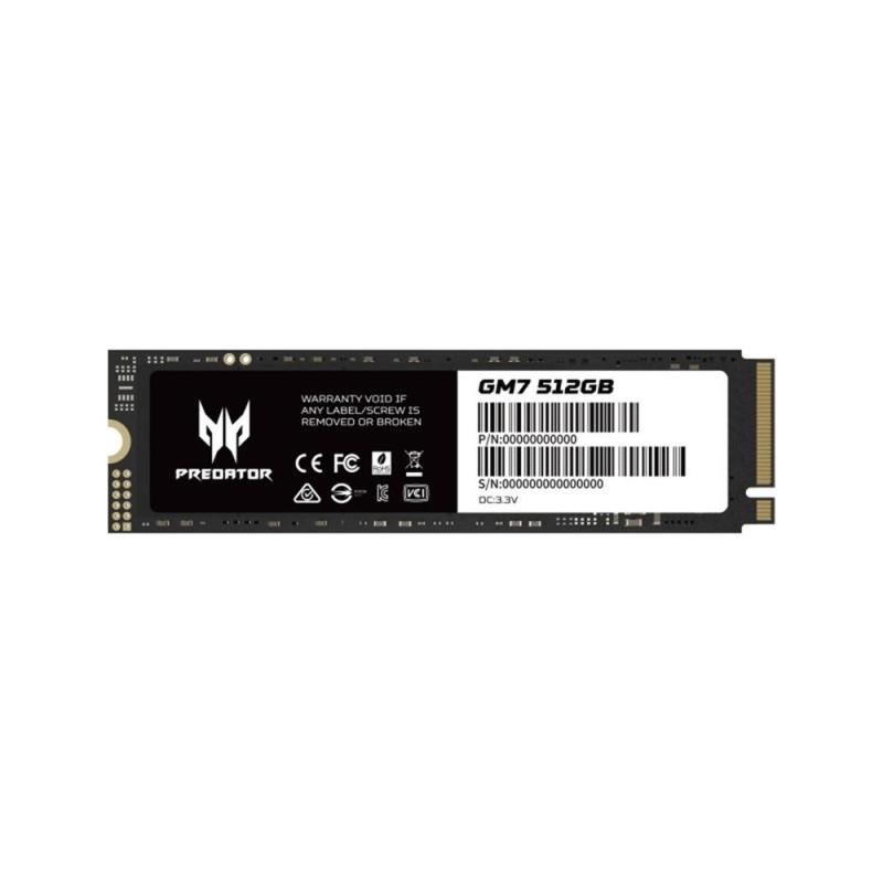 Disco duro interno ssd acer predator gm7 512gb m.2 pcie 4.0