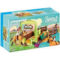 Playmobil spirit indomable establo fortu y spirit - Imagen 1