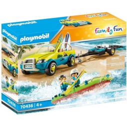 Playmobil coche de playa con canoa - Imagen 1