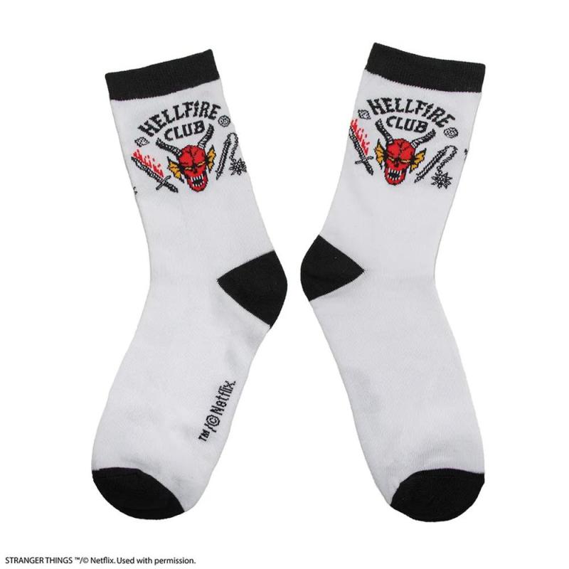 Pack 3 pares de calcetines cinereplicas stranger things hellfire club