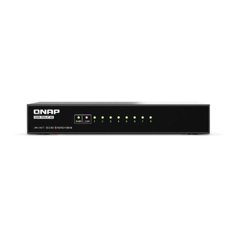 Switch qnap qsw - 1108 - 8t - r2 8 puertos