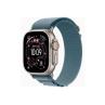 Smartwatch apple watch ultra 3 gps + cellular 49mm natural titanium case blue alpine loop - m
