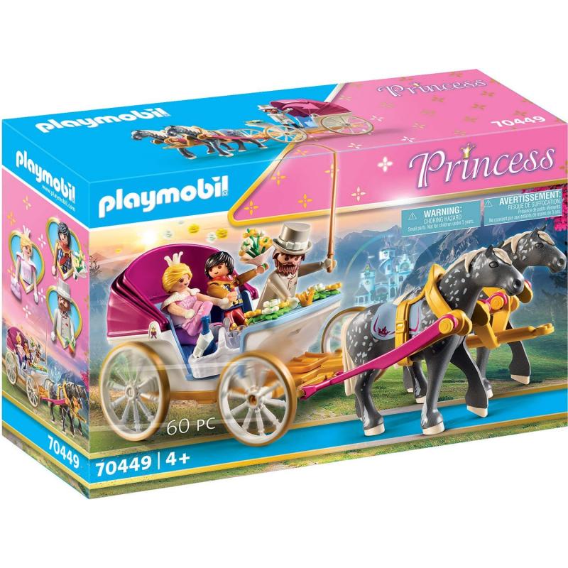 Playmobil carruaje romantico tirado por caballos - Imagen 1
