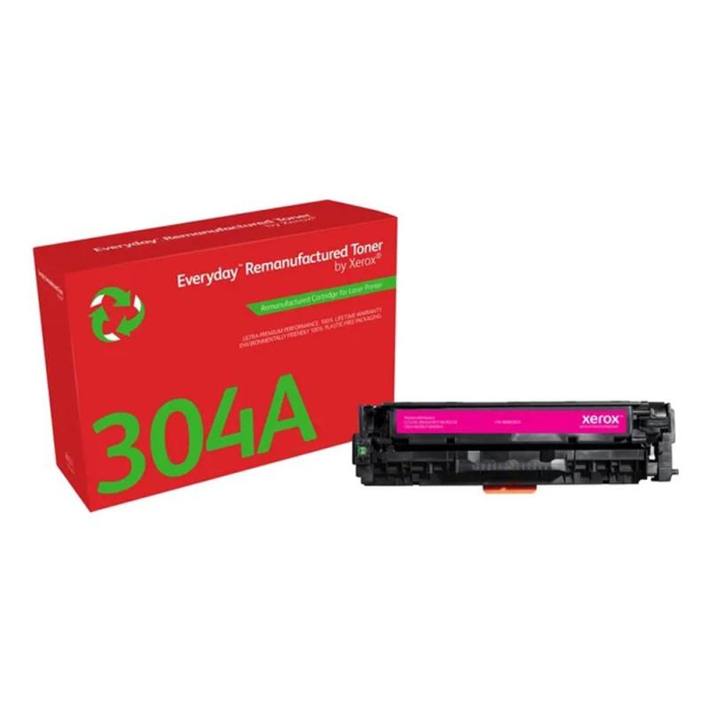 Toner xerox everyday compatible con hp 304a color laserjet cp2025(cc533a crg118m grp44m) magenta
