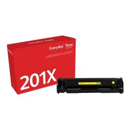 Toner xerox everyday compatible con hp 201x (cf402x) amarillo