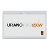 Fuente alimentacion nox urano pro gaming atx 650w blanco