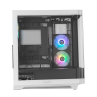 Caja ordenador gaming nox hummer ether atx argb cristal templado negro - blanco