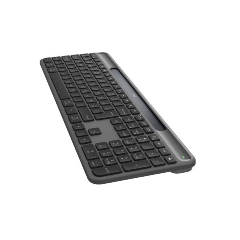 Teclado logitech signature slim solar+ k980 for business negro