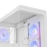 Caja ordenador gaming nox hummer signal atx argb cristal templado blanco