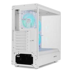 Caja ordenador gaming nox hummer signal atx argb cristal templado blanco