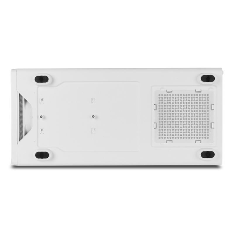 Caja ordenador gaming nox hyperflow hummer aero atx argb cristal templado blanco