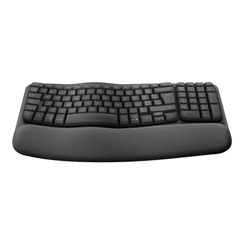 Teclado logitech ergo series wave keys for business negro