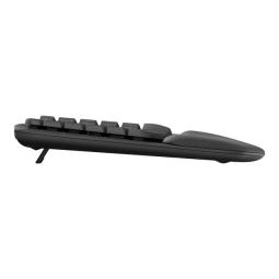 Teclado logitech ergo series wave keys for business negro