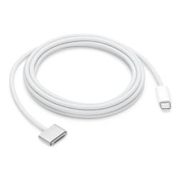 Cable usb tipo c a magsafe 3 apple 2m - macho - macho - plata