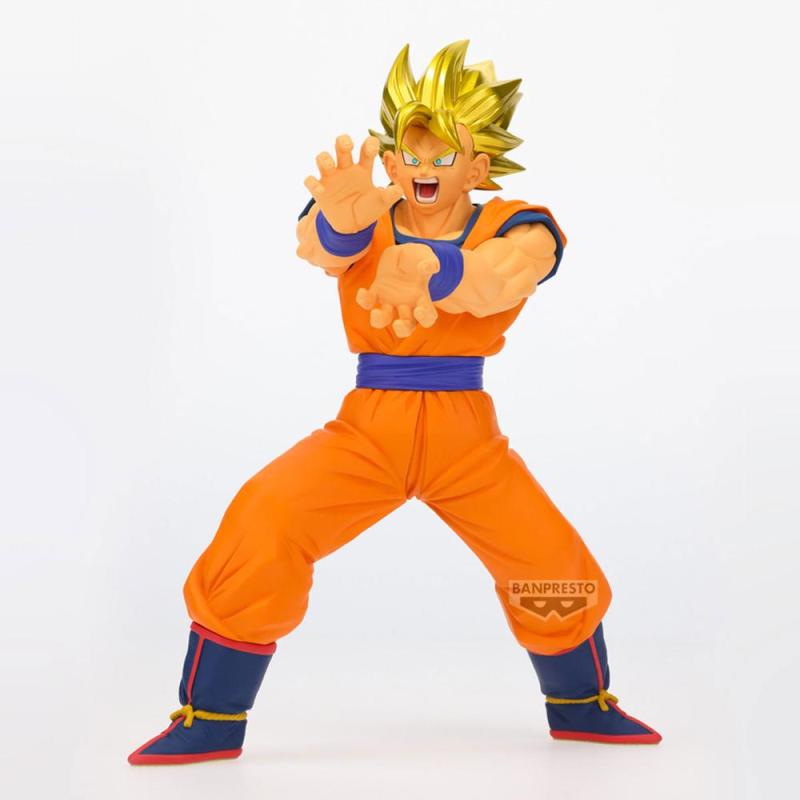 Figura banpresto dragon ball z blood of saiyans - super saiyan son goku -
