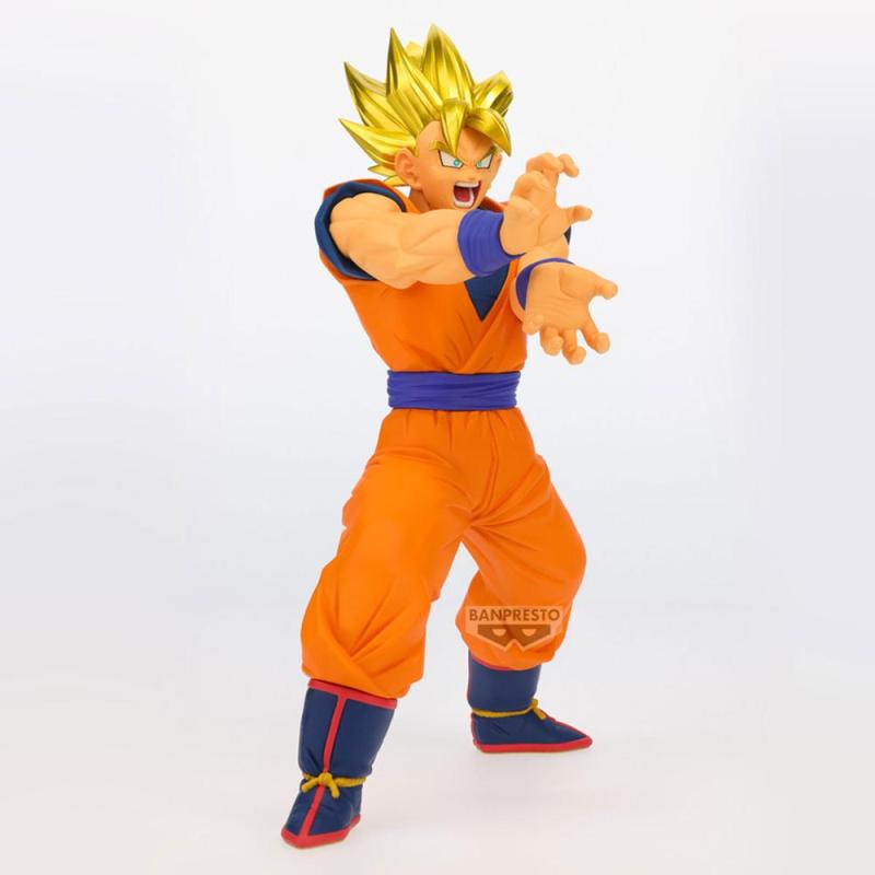 Figura banpresto dragon ball z blood of saiyans - super saiyan son goku -