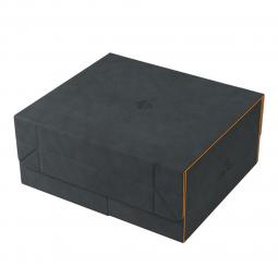 Caja para juego de cartas games' lair 600+ black - orange - Imagen 1