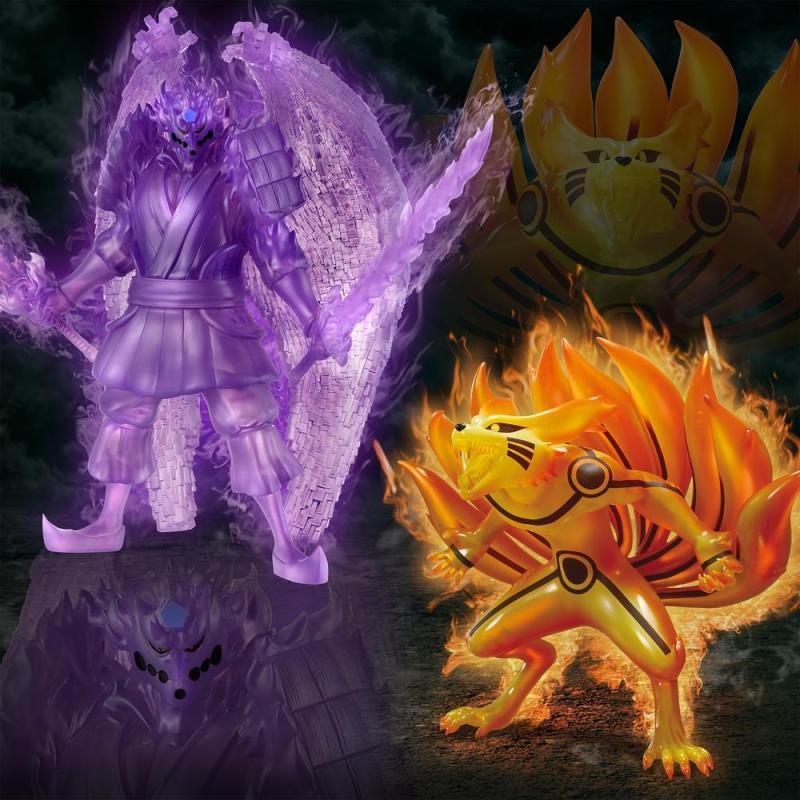 Figura banpresto naruto shippuden susano'o & kurama(kurama link mode)figure(a:susano'o)